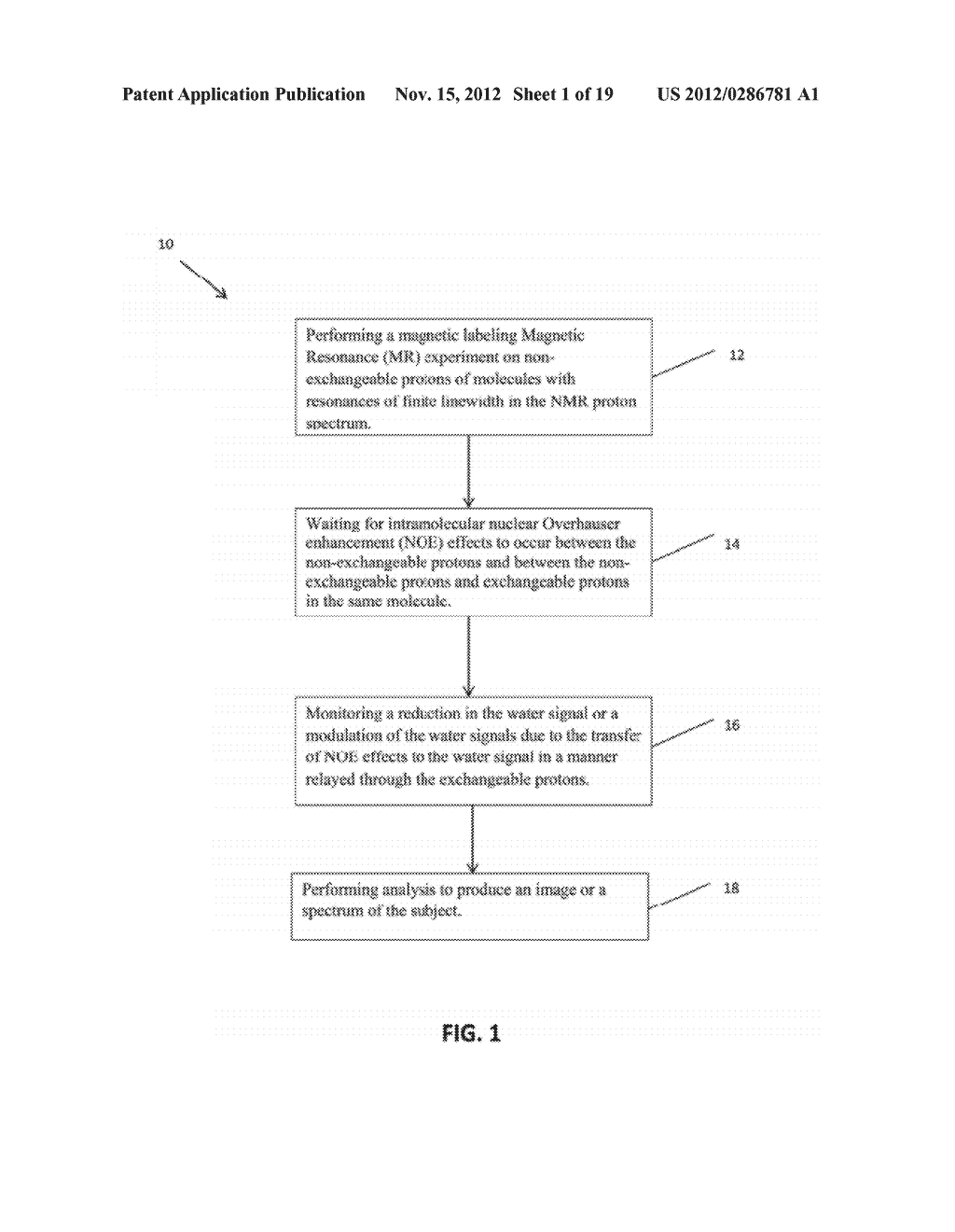 Magnetic Resonance Methodology for Imaging of Exchange-Relayed     Intramolecular Nuclear Overhauser Enhancement Effects in Mobile Solutes - diagram, schematic, and image 02