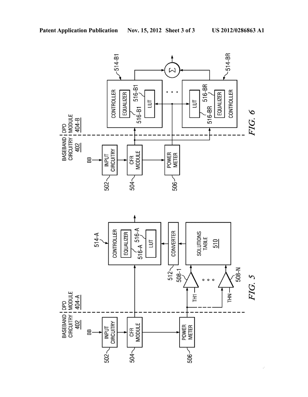 APPARATUS AND METHOD OF DIGITAL PREDISTORTION FOR POWER AMPLIFIERS WITH     DYNAMIC NONLINEARITIES - diagram, schematic, and image 04