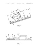 ELECTRONIC DEVICE AND RETAINING MECHANISM FOR RETAINING A MAGNETIC ELEMENT     OF THE ELECTRONIC DEVICE diagram and image