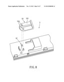 ELECTRONIC DEVICE AND RETAINING MECHANISM FOR RETAINING A MAGNETIC ELEMENT     OF THE ELECTRONIC DEVICE diagram and image