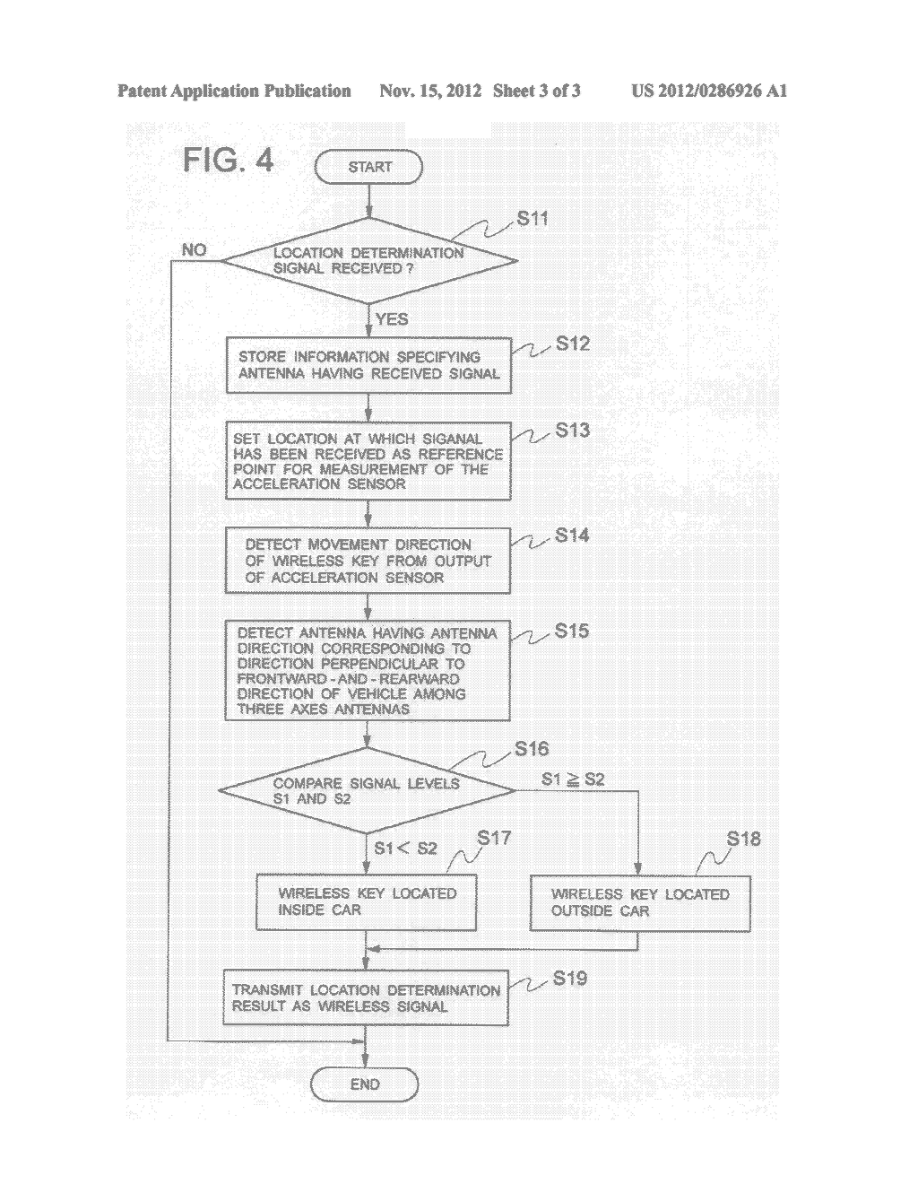 WIRELESS KEY SYSTEM AND KEY LOCATION DETERMINATION METHOD - diagram, schematic, and image 04