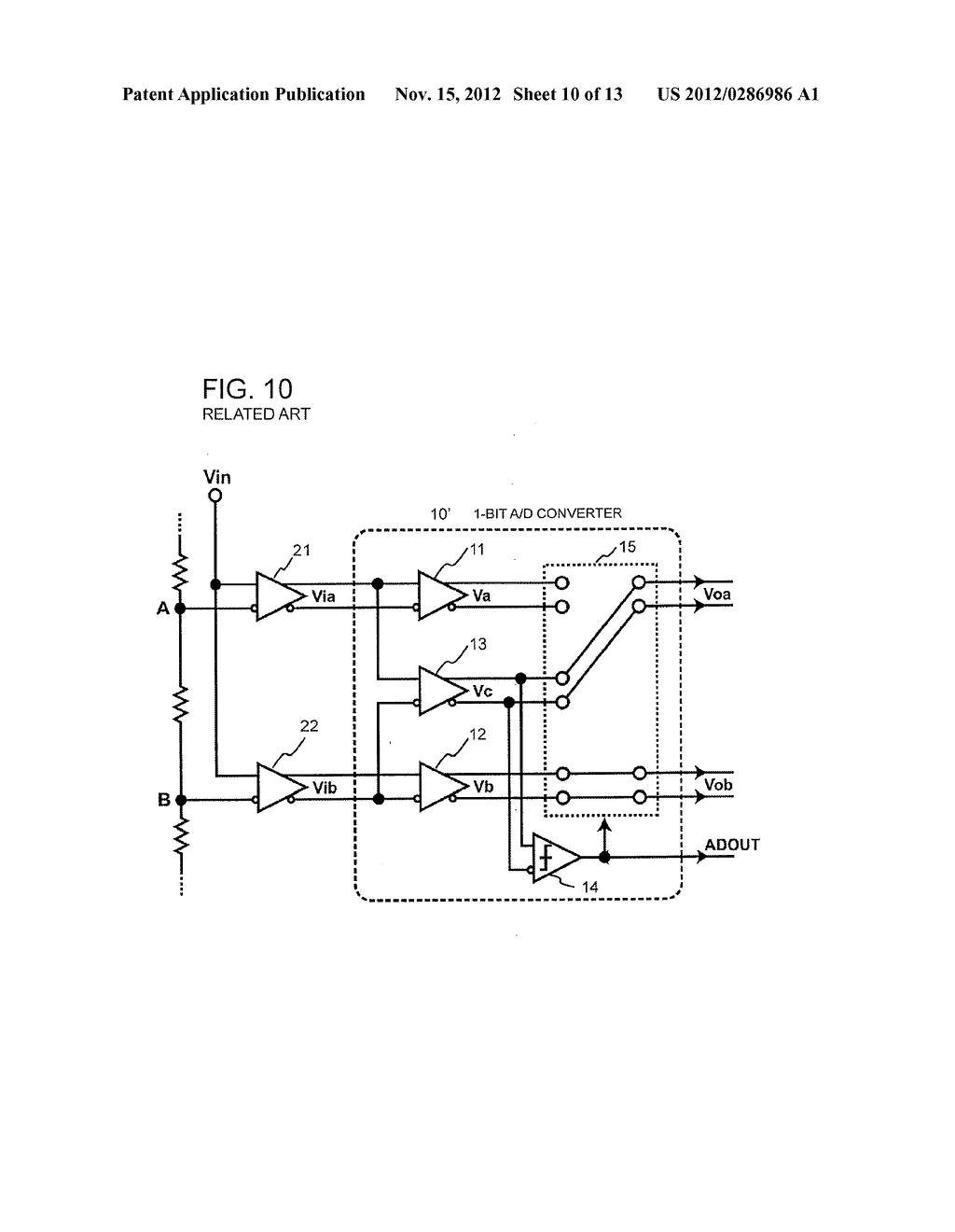 A/D CONVERSION CIRCUIT - diagram, schematic, and image 11