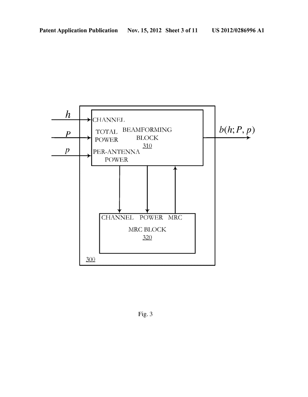 METHOD FOR SINGLE STREAM BEAMFORMING WITH MIXED POWER CONSTRAINTS - diagram, schematic, and image 04