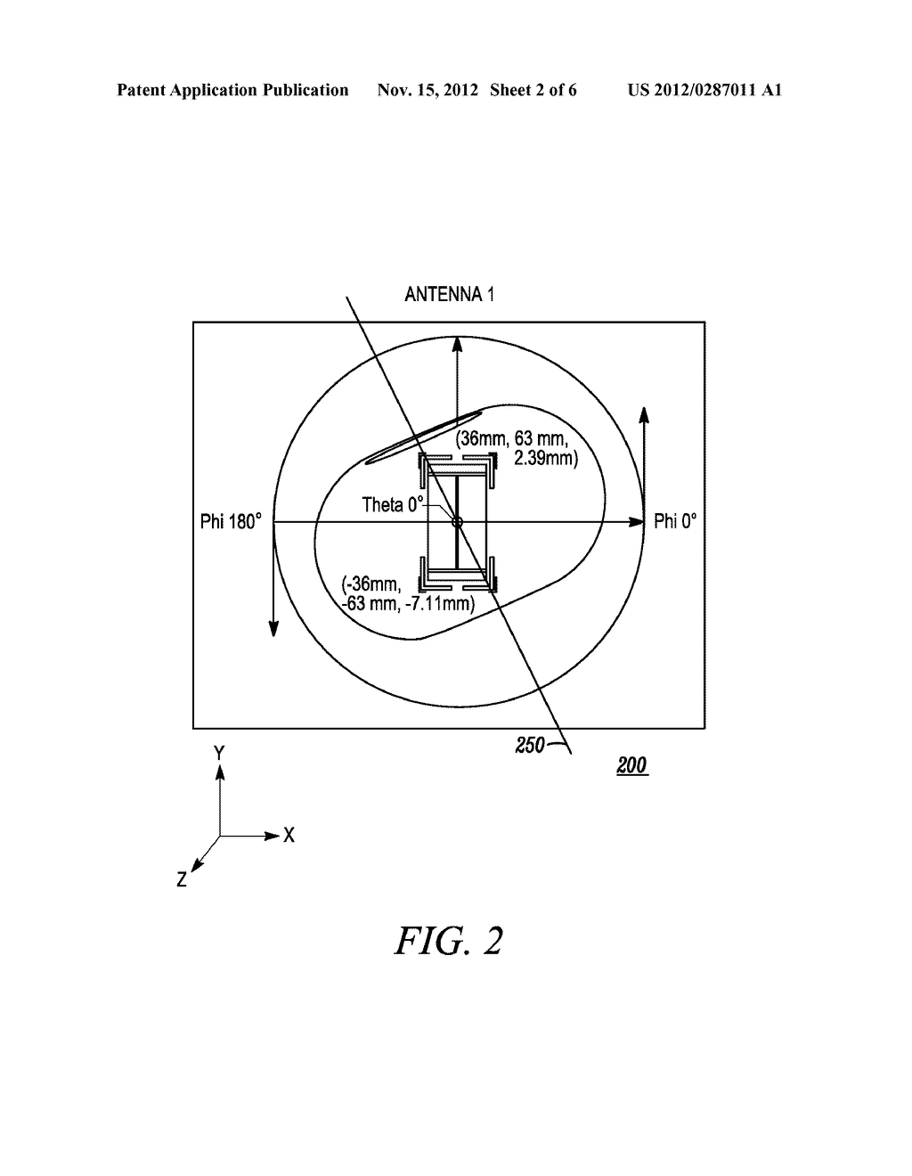 Diagonally-Driven Antenna System and Method - diagram, schematic, and image 03