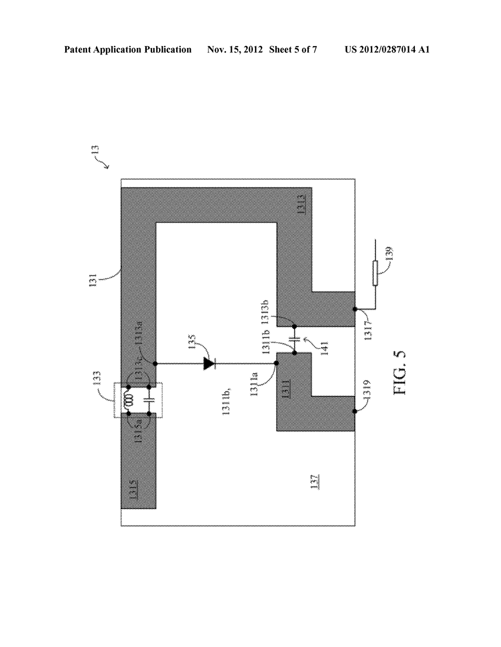 HANDHELD DEVICE AND PLANAR ANTENNA THEREOF - diagram, schematic, and image 06