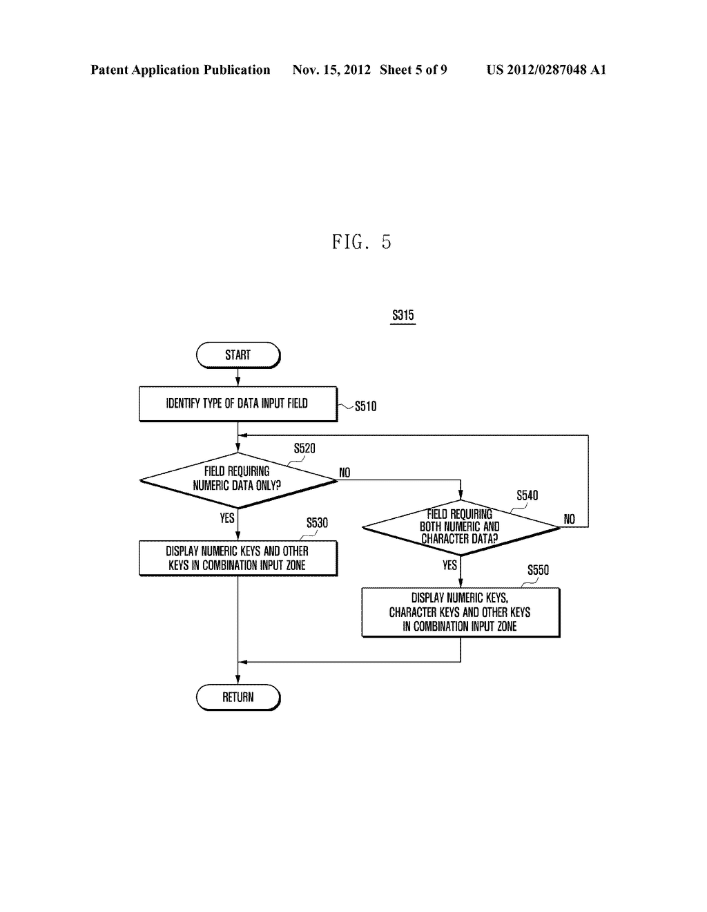 DATA INPUT METHOD AND APPARATUS FOR MOBILE TERMINAL HAVING TOUCHSCREEN - diagram, schematic, and image 06