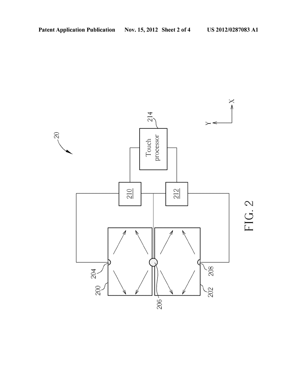 OPTICAL TOUCH CONTROL DEVICE AND OPTICAL TOUCH CONTROL SYSTEM - diagram, schematic, and image 03