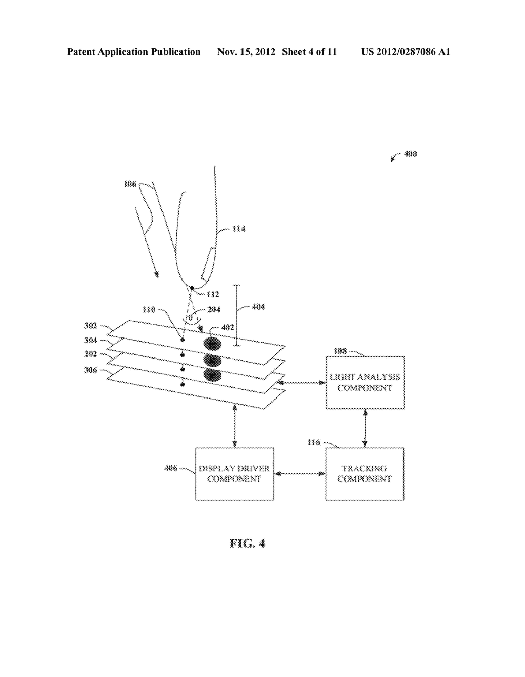 TRACKING APPROACHING OR HOVERING OBJECTS FOR USER INTERFACES - diagram, schematic, and image 05