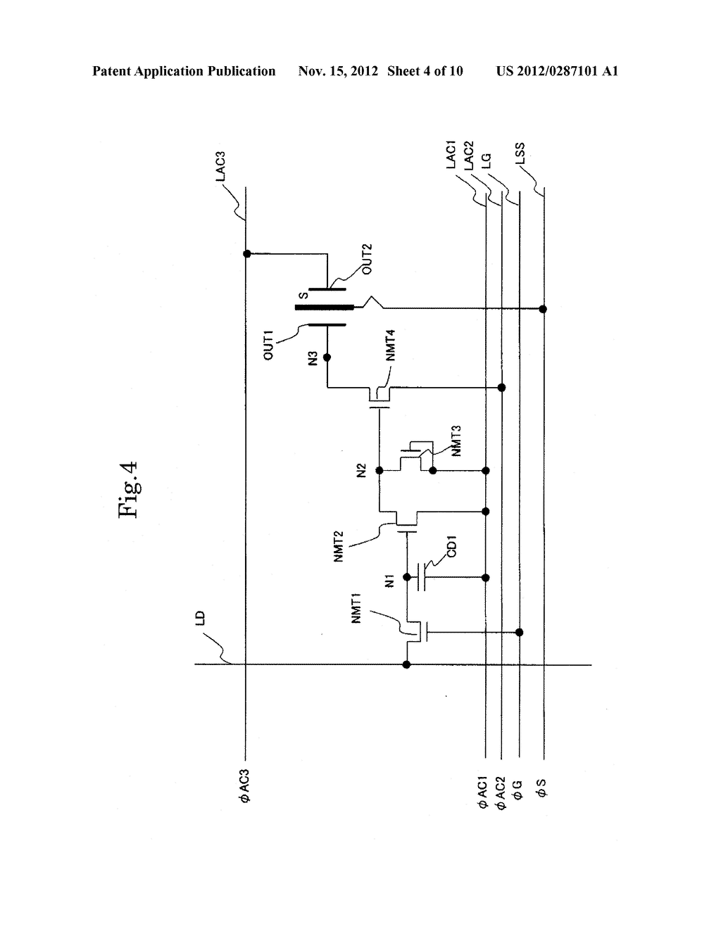 LATCH CIRCUIT AND DISPLAY DEVICE USING THE LATCH CIRCUIT - diagram, schematic, and image 05