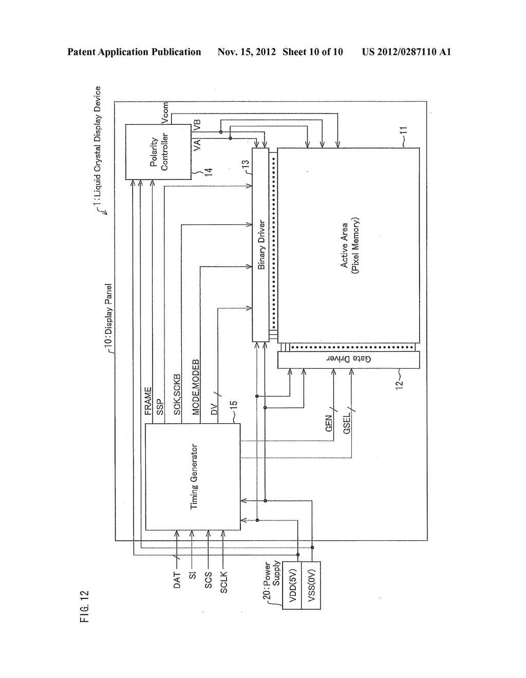 LIQUID CRYSTAL DISPLAY DEVICE, DRIVE METHOD OF LIQUID CRYSTAL DISPLAY     DEVICE, AND ELECTRONIC DEVICE - diagram, schematic, and image 11