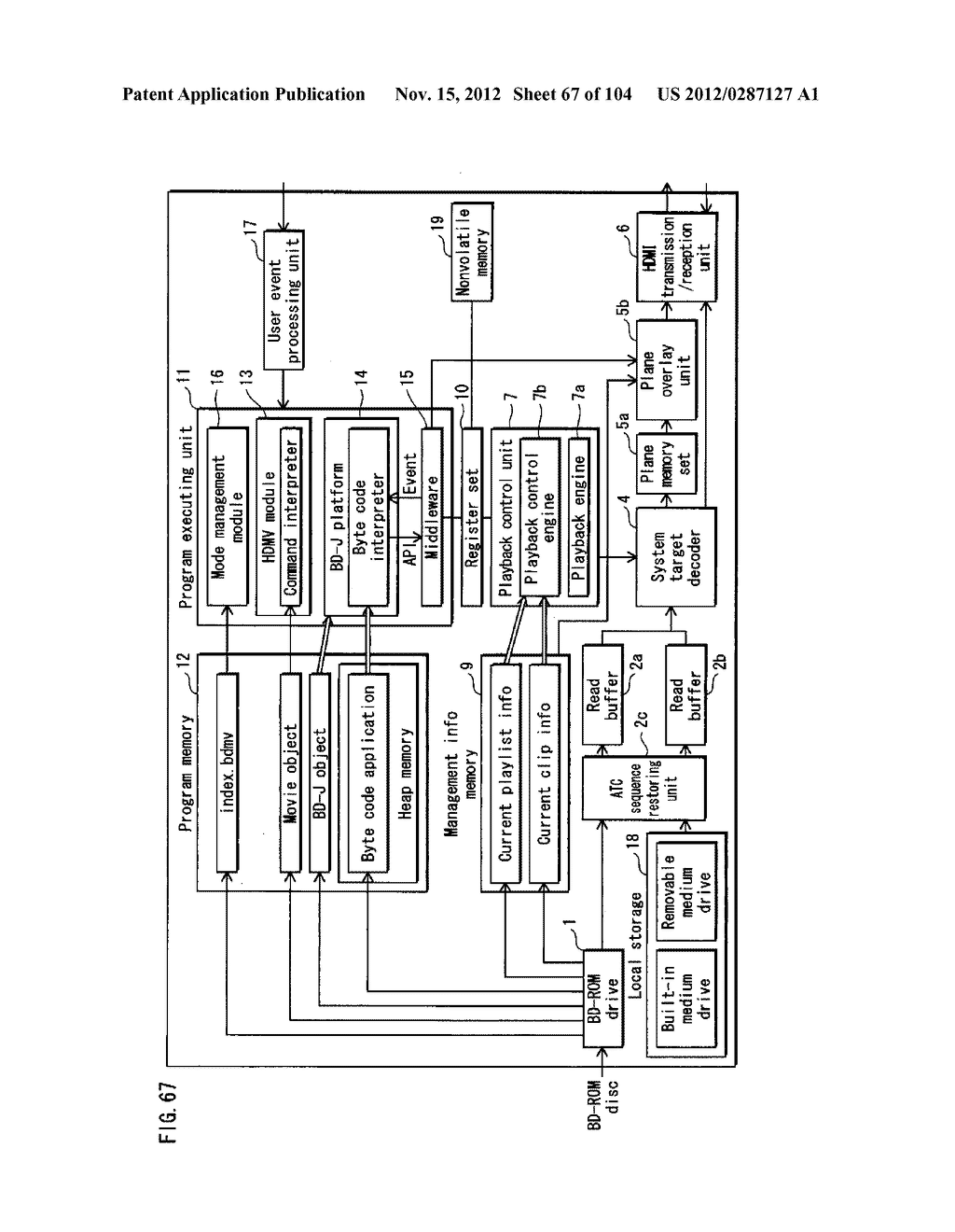 RECORDING MEDIUM, PLAYBACK DEVICE, INTEGRATED CIRCUIT - diagram, schematic, and image 68