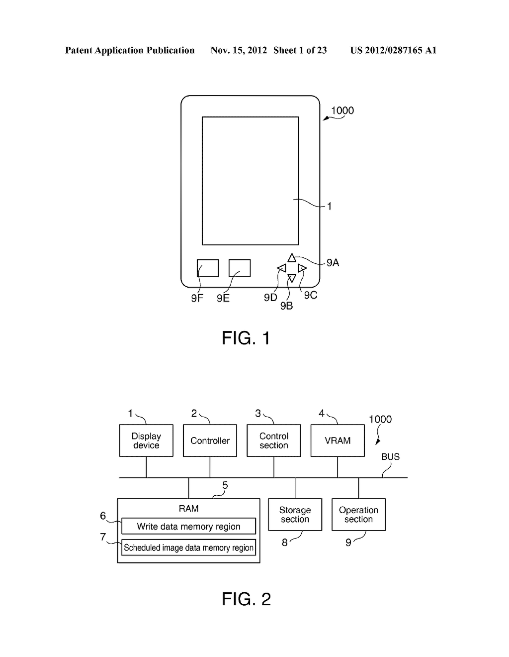 DISPLAY DEVICE, ELECTRONIC APPARATUS AND DISPLAY CONTROL METHOD - diagram, schematic, and image 02