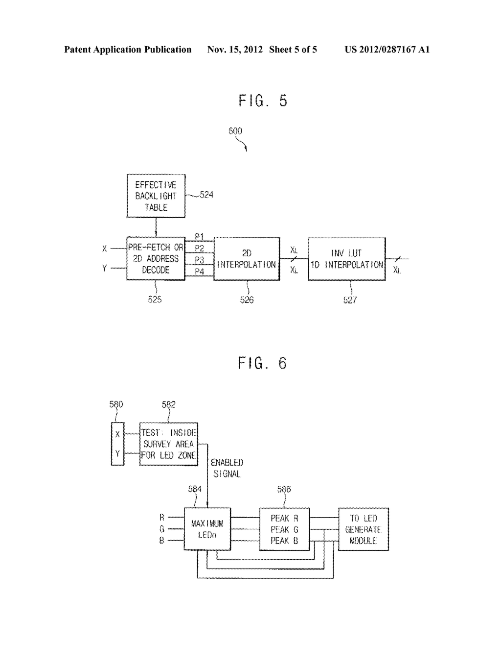 LOCAL DIMMING DISPLAY ARCHITECTURE WHICH ACCOMMODATES IRREGULAR BACKLIGHTS - diagram, schematic, and image 06