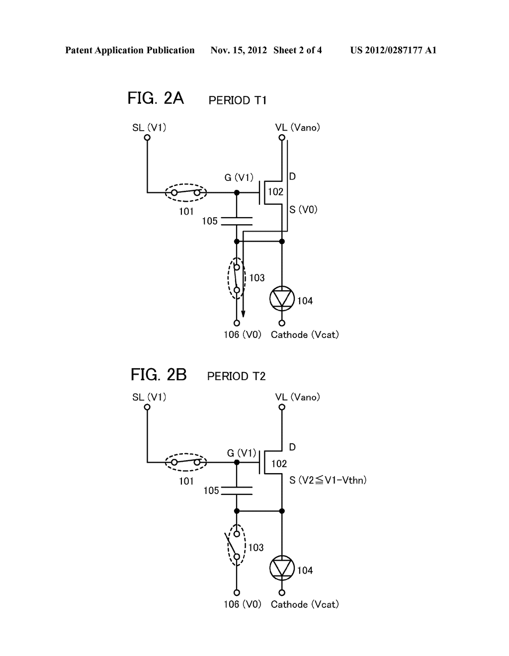 METHOD FOR DRIVING LIGHT-EMITTING DEVICE - diagram, schematic, and image 03