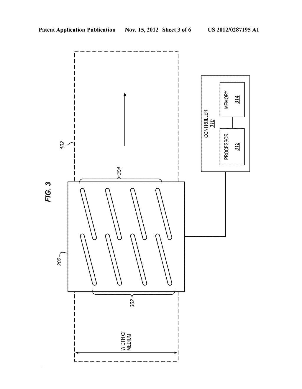 LAMP CONFIGURATION AND CONTROLLER FOR A RADIANT DRYER UNIT OF AN INKJET     PRINTER - diagram, schematic, and image 04