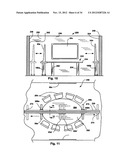 Multi-Use Conferencing Space, Table Arrangement and Display Configuration diagram and image