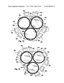 Multi-Use Conferencing Space, Table Arrangement and Display Configuration diagram and image