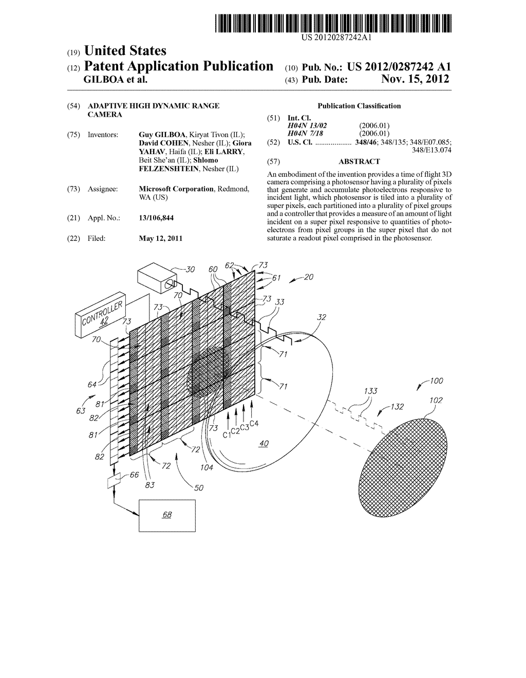 ADAPTIVE HIGH DYNAMIC RANGE CAMERA - diagram, schematic, and image 01