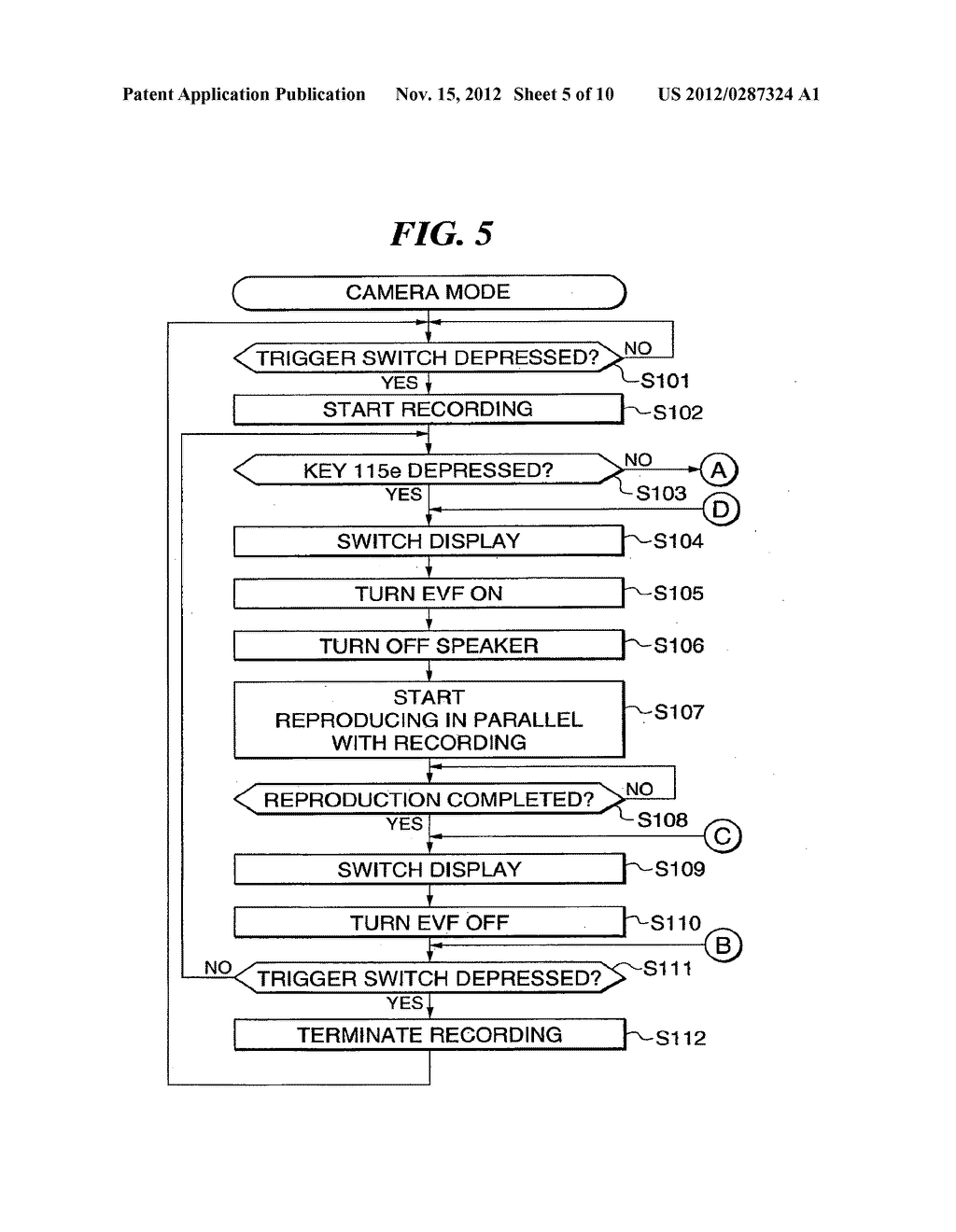 IMAGING APPARATUS AND VIDEO CAMERA, AND METHOD OF REPRODUCING RECORDED     INFORMATION PERFORMED BY THE IMAGING APPARATUS OR THE VIDEO CAMERA - diagram, schematic, and image 06