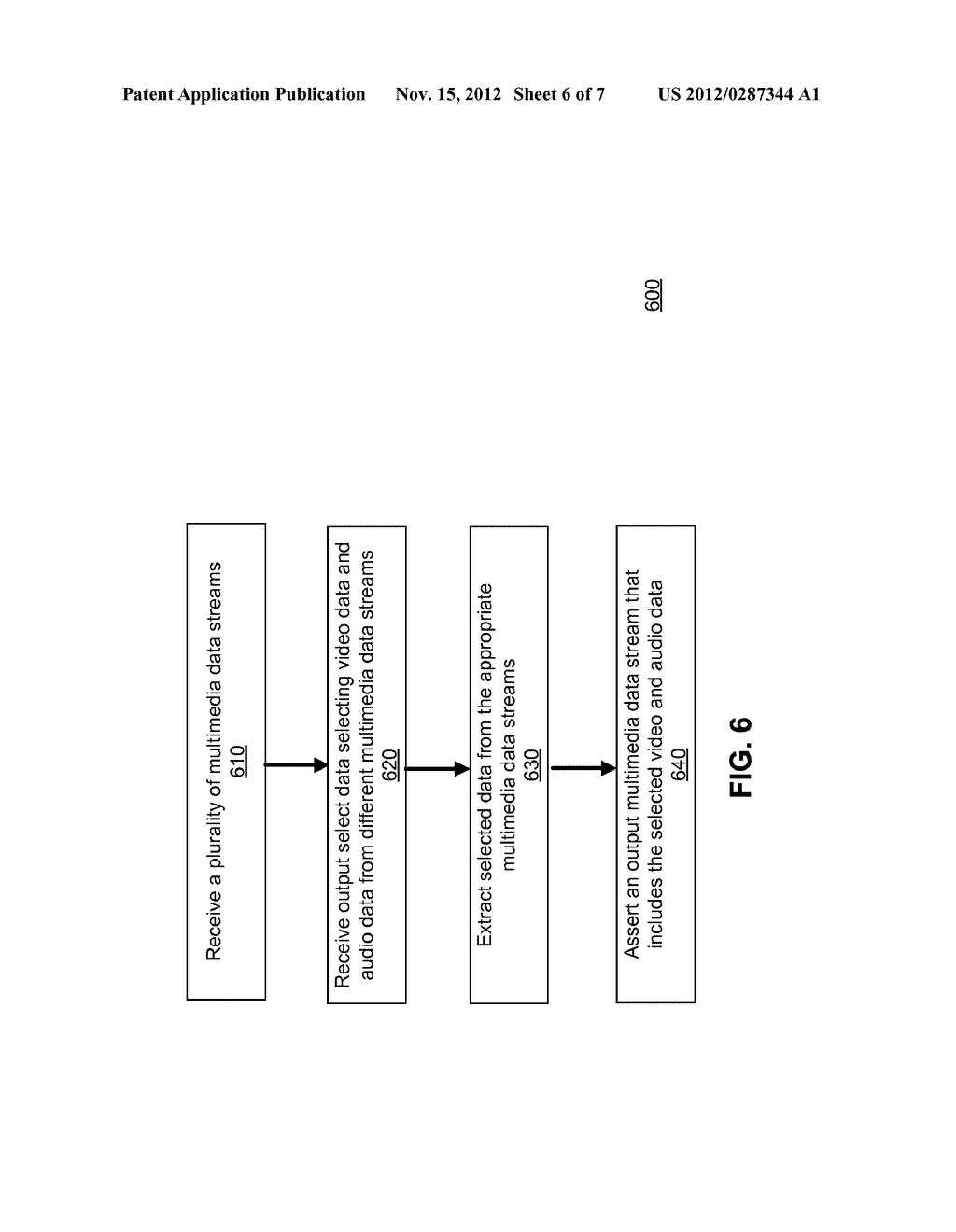 AUDIO AND VIDEO DATA MULTIPLEXING FOR MULTIMEDIA STREAM SWITCH - diagram, schematic, and image 07