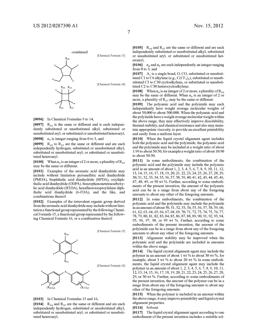 Liquid Crystal Alignment Agent, Liquid Crystal Alignment Film Manufactured     Using the Same, and Liquid Crystal Display Device Including the Liquid     Crystal Alignment Film - diagram, schematic, and image 09