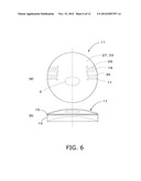 SEMI-FINISHED BLANK FOR VARIFOCAL LENS, VARIFOCAL LENS MADE FROM THIS     BLANK, AND VARIFOCAL EYEGLASSES FEATURING THIS LENS diagram and image