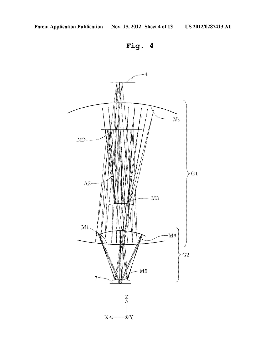 IMAGE-FORMING OPTICAL SYSTEM, EXPOSURE APPARATUS, AND DEVICE PRODUCING     METHOD - diagram, schematic, and image 05