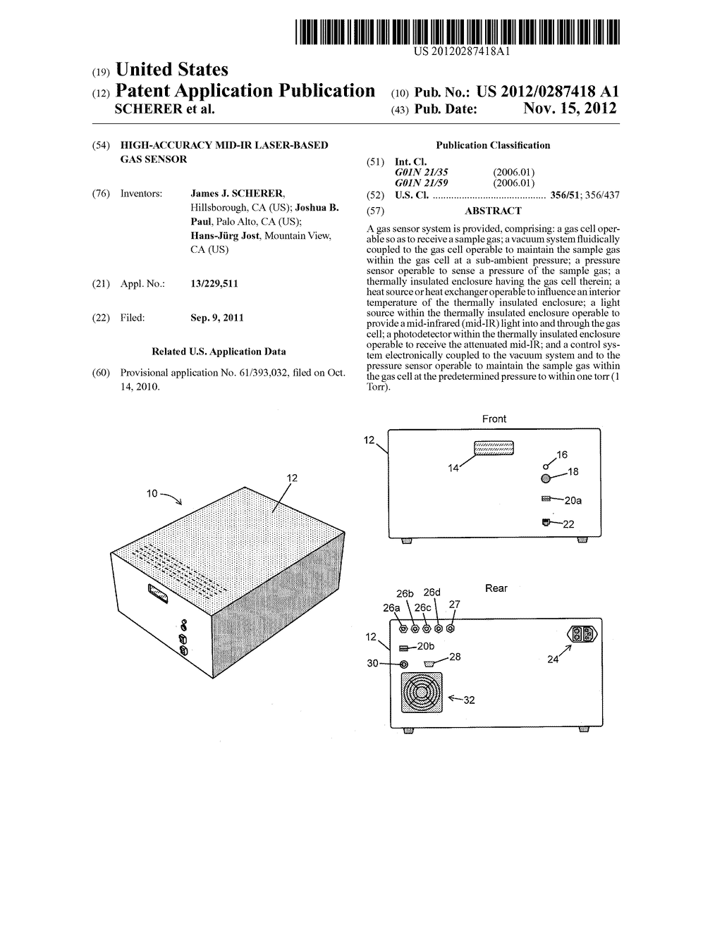 High-Accuracy Mid-IR Laser-Based Gas Sensor - diagram, schematic, and image 01