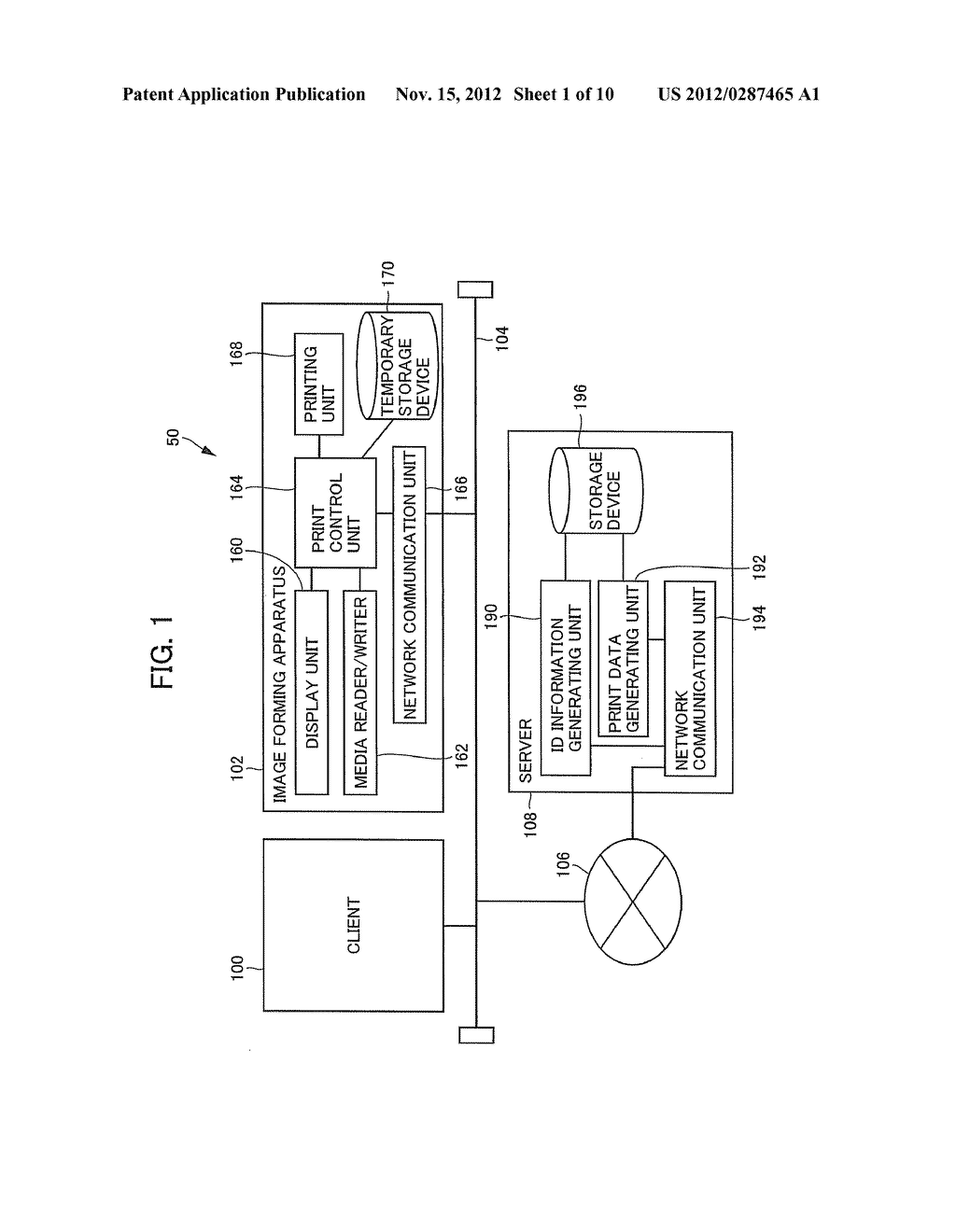 CLIENT APPARATUS, PRINT DATA GENERATION SERVER AND IMAGE FORMING APPARATUS     FOR NETWORK PRINT SYSTEM - diagram, schematic, and image 02