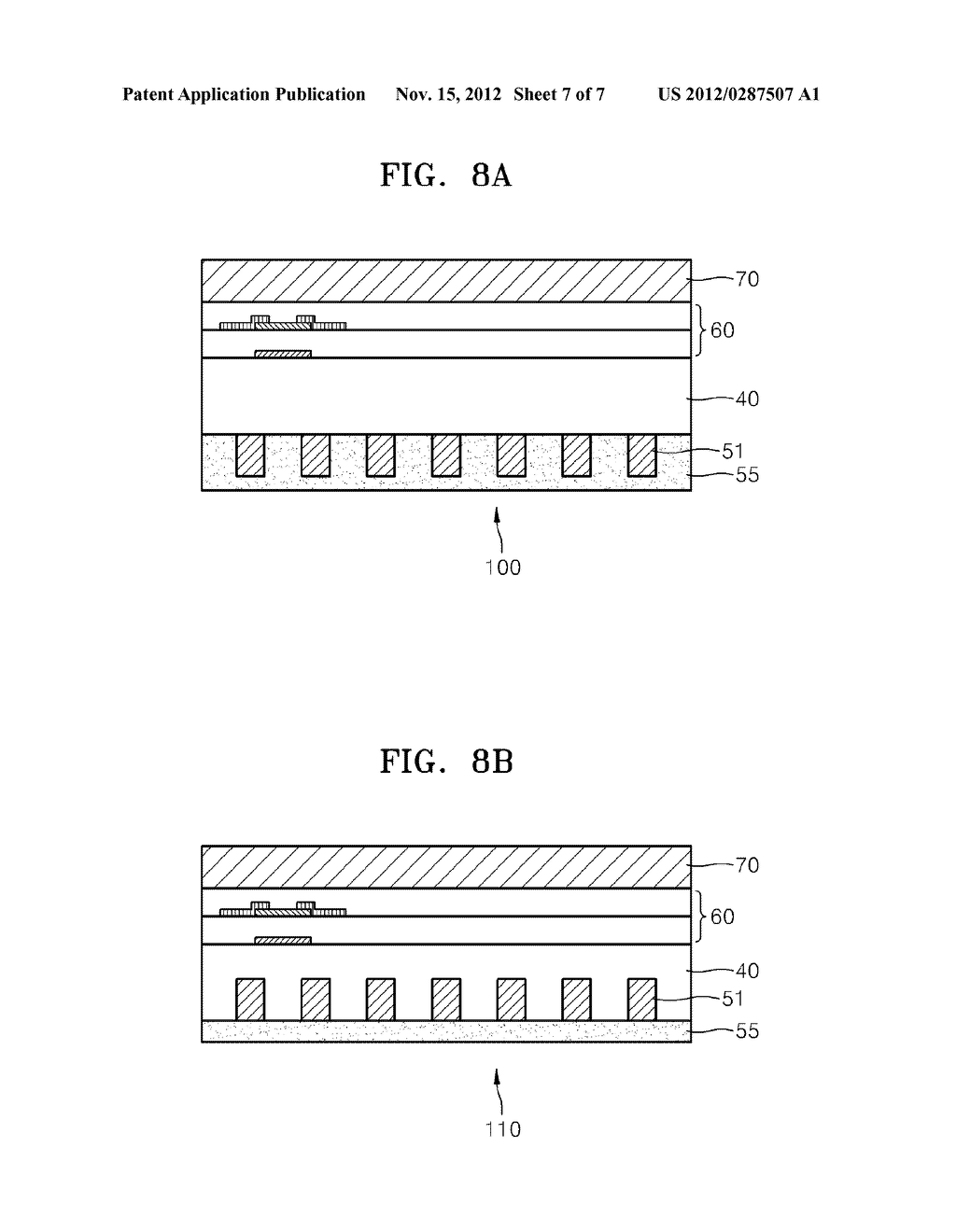 WIRE GRID POLARIZERS, METHODS OF FABRICATING A WIRE GRID POLARIZER, AND     DISPLAY PANELS INCLUDING A WIRE GRID POLARIZER - diagram, schematic, and image 08