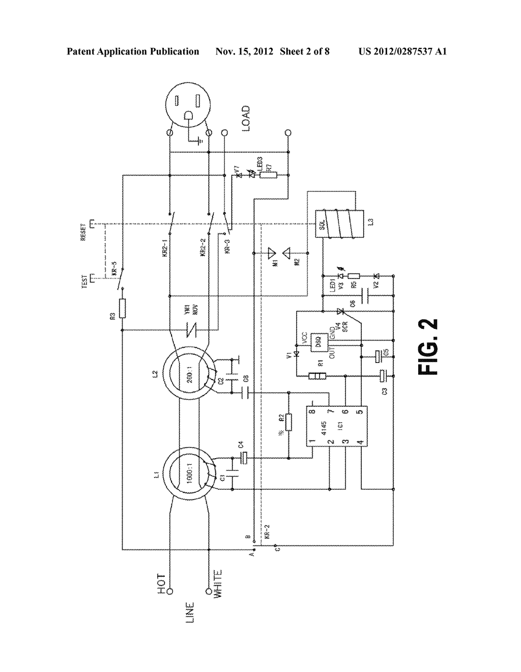 LEAKAGE DETECTION PROTECTION CIRCUIT - diagram, schematic, and image 03