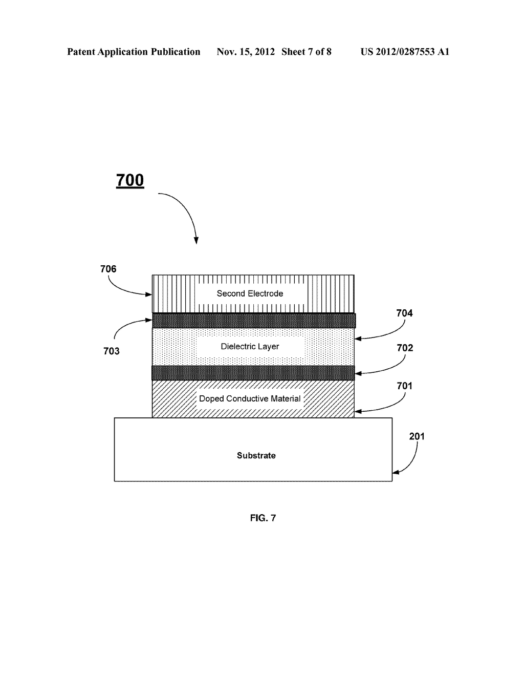 METHOD FOR FABRICATING A DRAM CAPACITOR HAVING INCREASED THERMAL AND     CHEMICAL STABILITY - diagram, schematic, and image 08