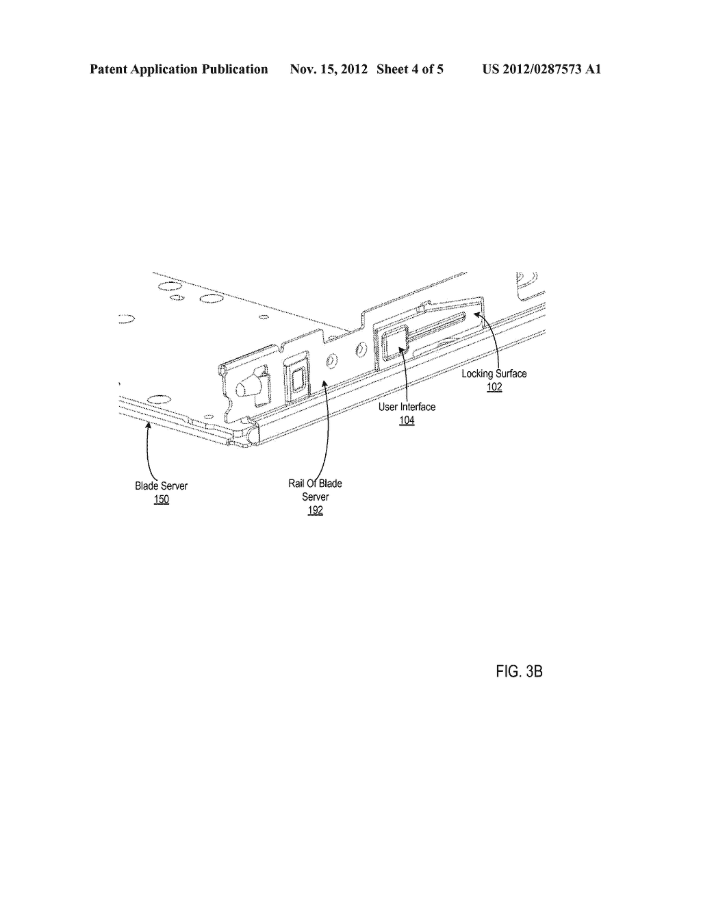 Cover Latch Of A Blade Server - diagram, schematic, and image 05