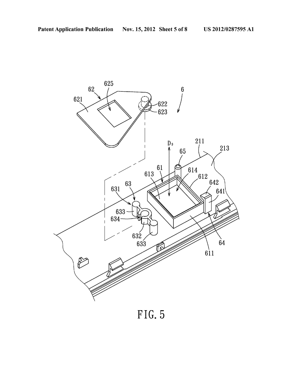 Electronic Device and Fixing Structure Therefor - diagram, schematic, and image 06