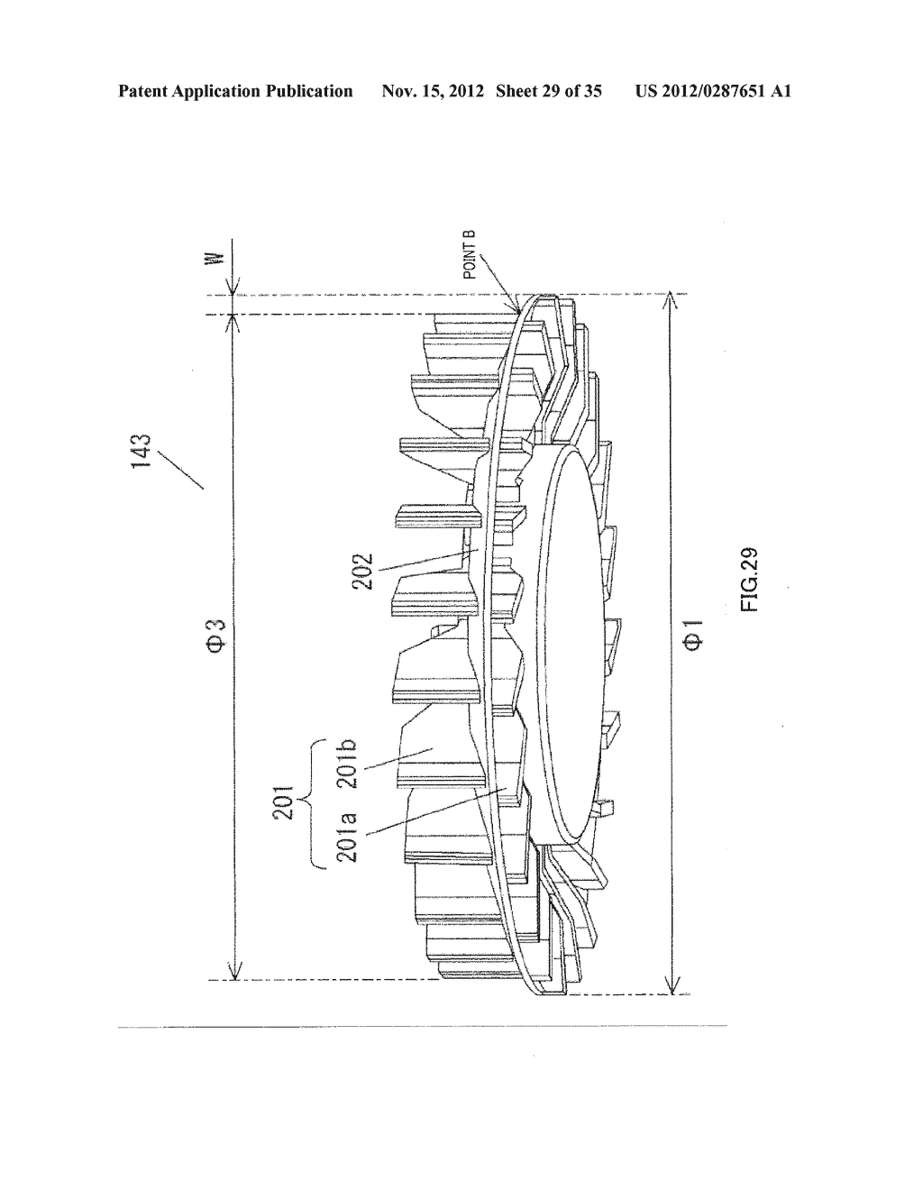 ILLUMINATION APPARATUS AND FAN UNIT FOR ILLUMINATION APPARATUS - diagram, schematic, and image 30