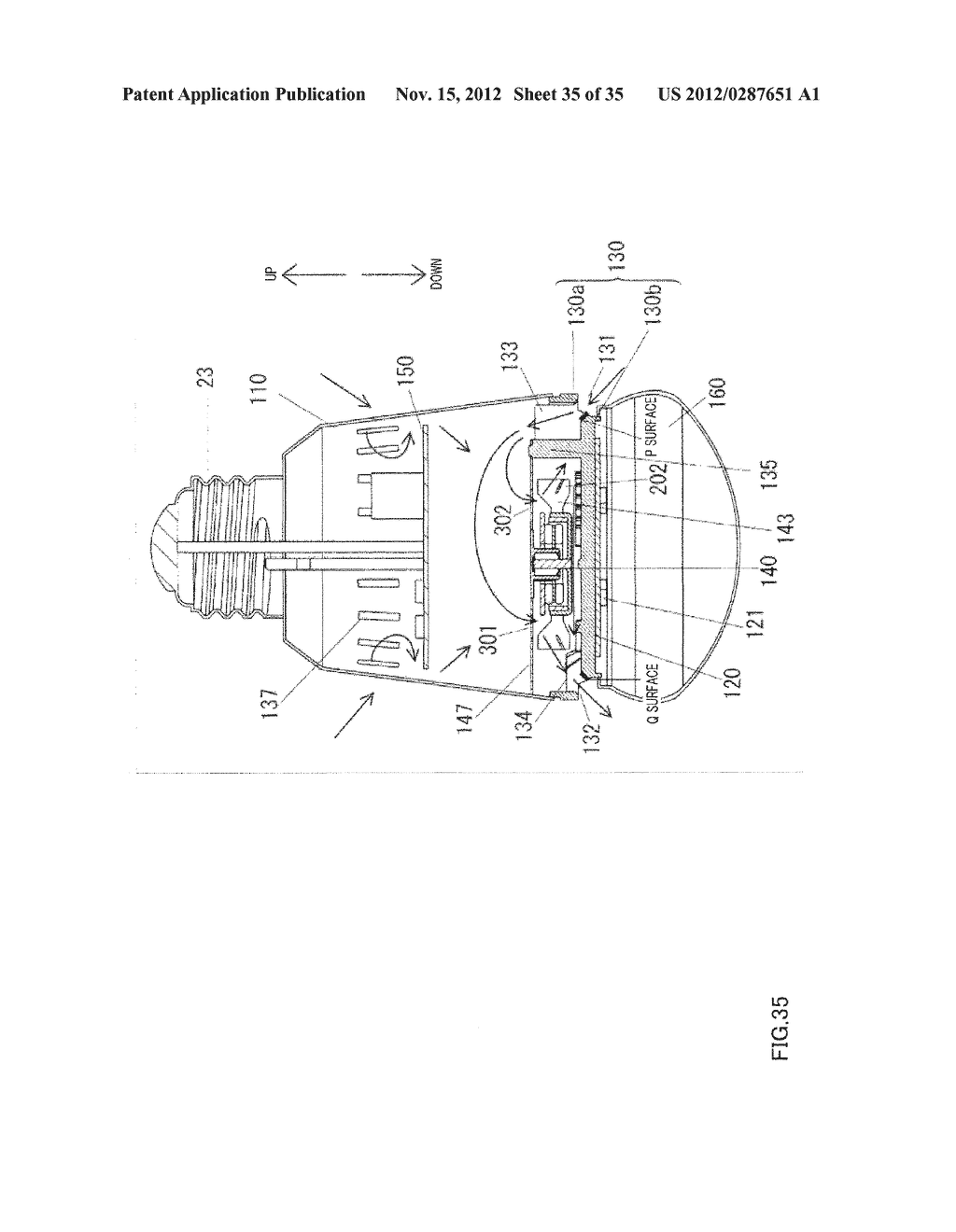 ILLUMINATION APPARATUS AND FAN UNIT FOR ILLUMINATION APPARATUS - diagram, schematic, and image 36