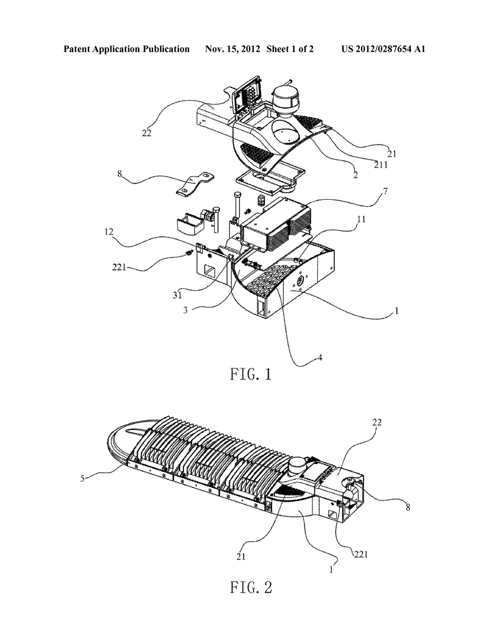 LED STREETLAMP INSTALLATION SEAT AND LED STREETLAMP - diagram, schematic, and image 02