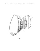 FRONT TURN LIGHT ON REAR VIEW MIRROR OF MOTORCYCLE diagram and image