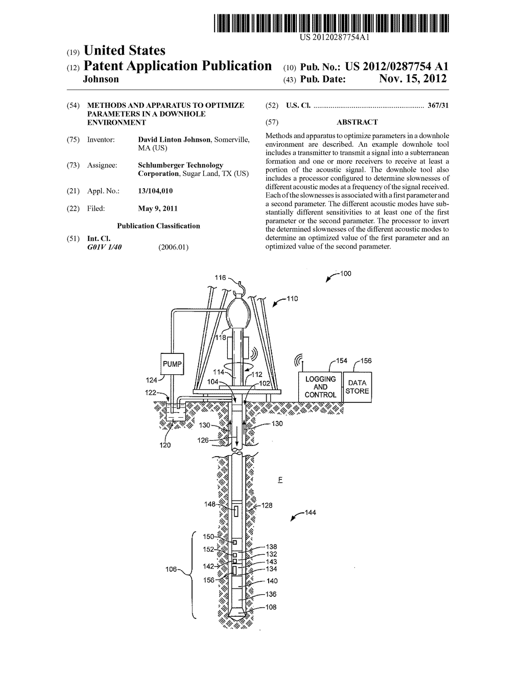 Methods and Apparatus to Optimize Parameters in a Downhole Environment - diagram, schematic, and image 01