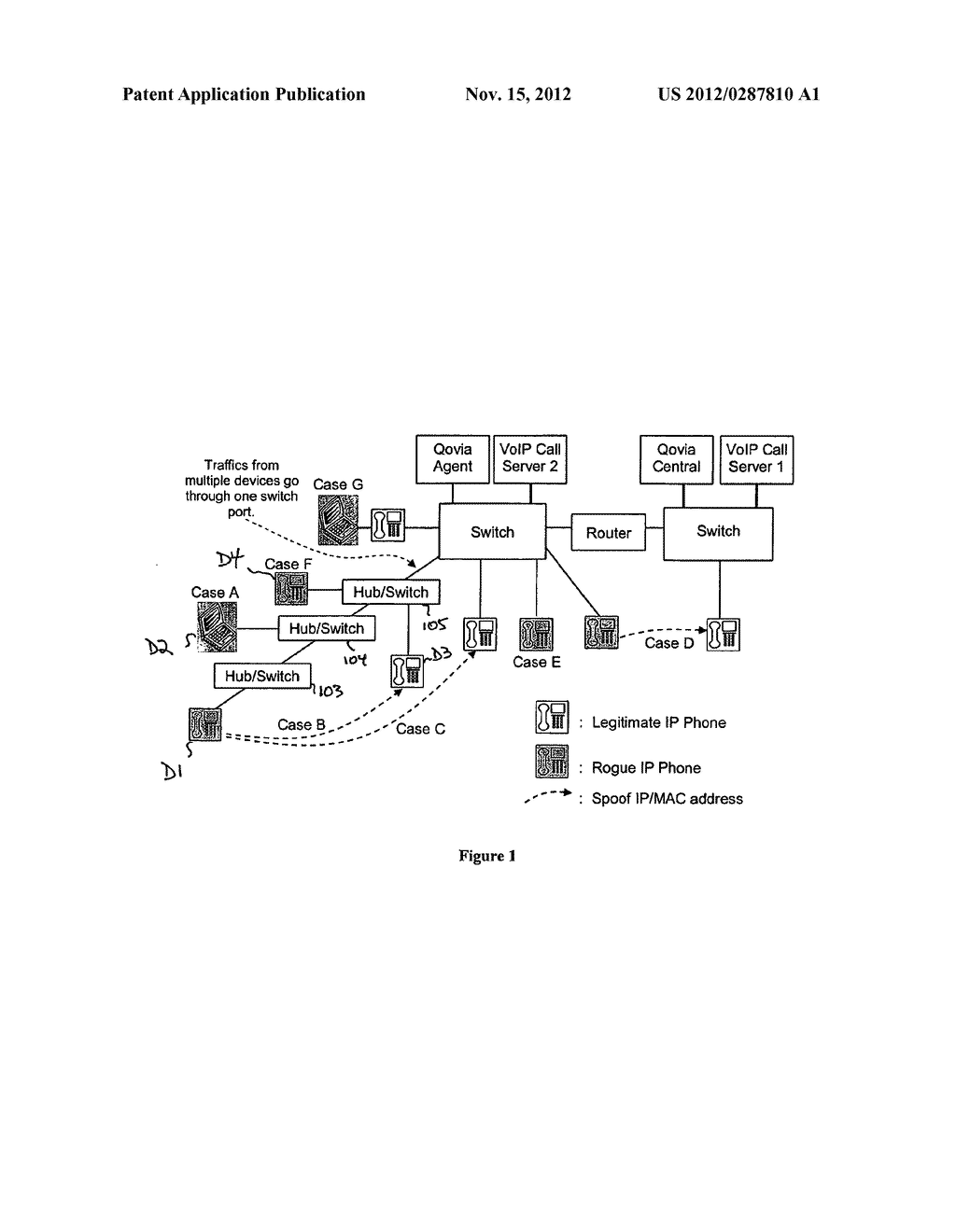 SYSTEM AND APPARATUS FOR ROGUE VOIP PHONE DETECTION AND MANAGING VOIP     PHONE MOBILITY - diagram, schematic, and image 02