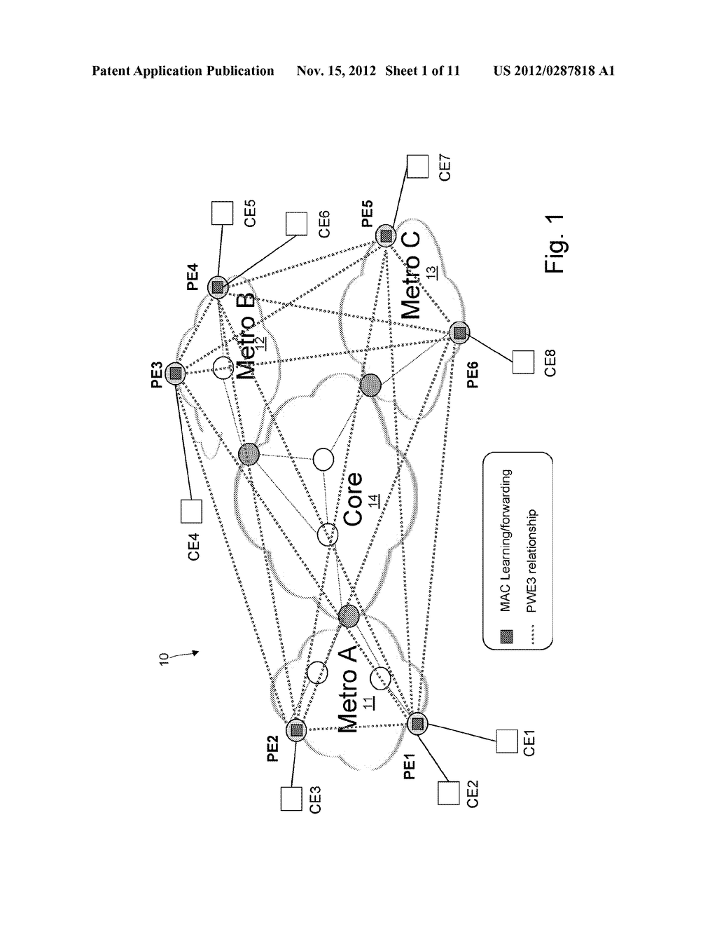 MULTIPOINT-TO-MULTIPOINT SERVICE FOR A COMMUNICATIONS NETWORK - diagram, schematic, and image 02