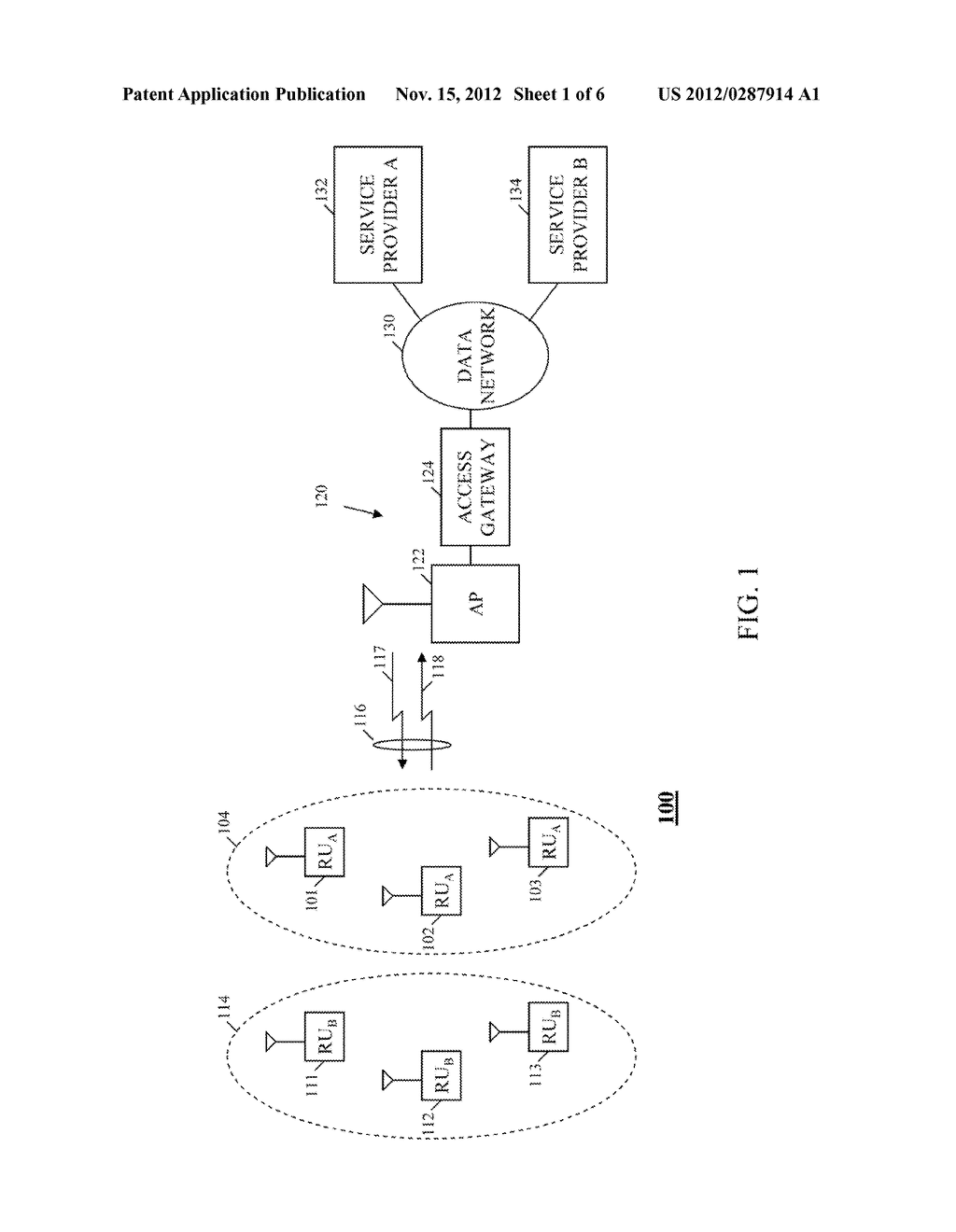 METHOD AND APPARATUS FOR PROVIDING WIRELESS SERVICE TO A COLLECTIVE OF     REMOTE UNITS BY A WIRELESS LOCAL AREA NETWORK - diagram, schematic, and image 02