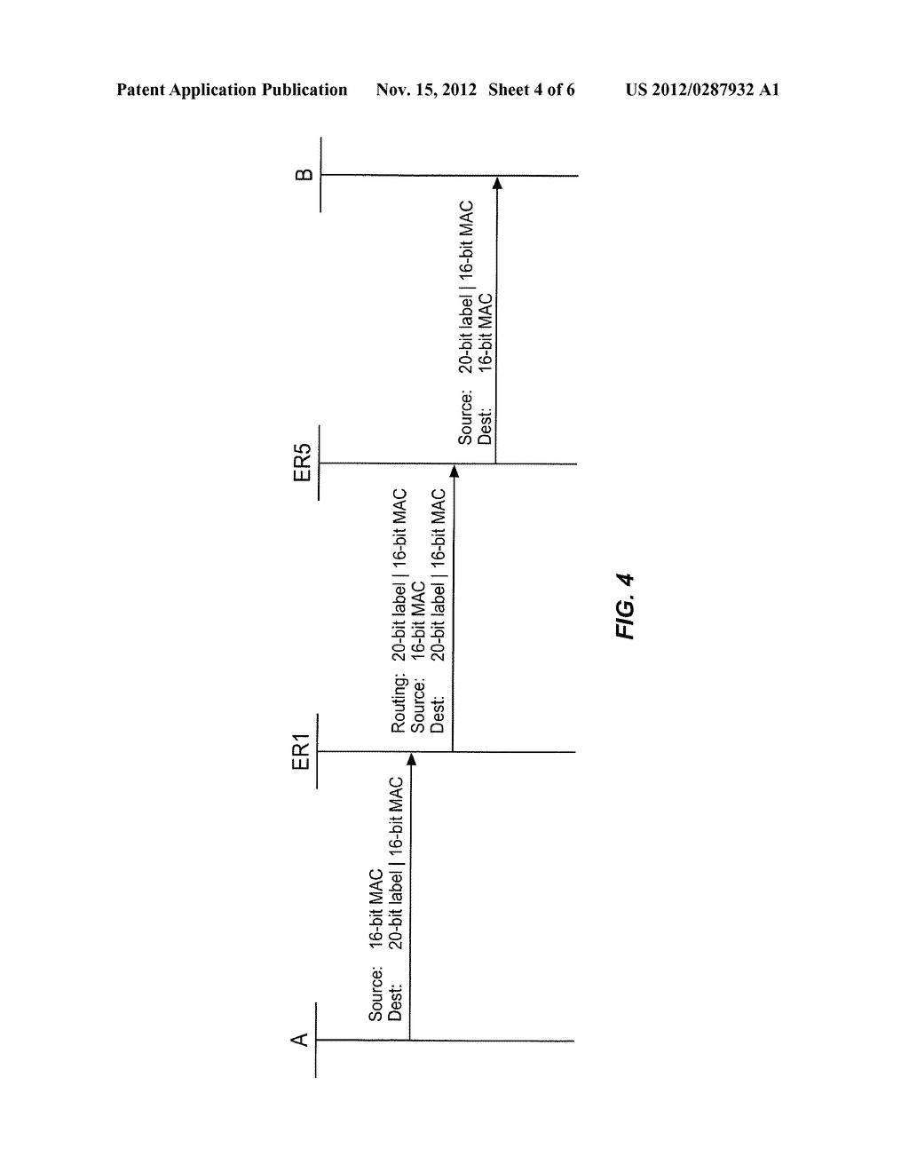 Label Switched Routing To Connect Low Power Network Domains - diagram, schematic, and image 05