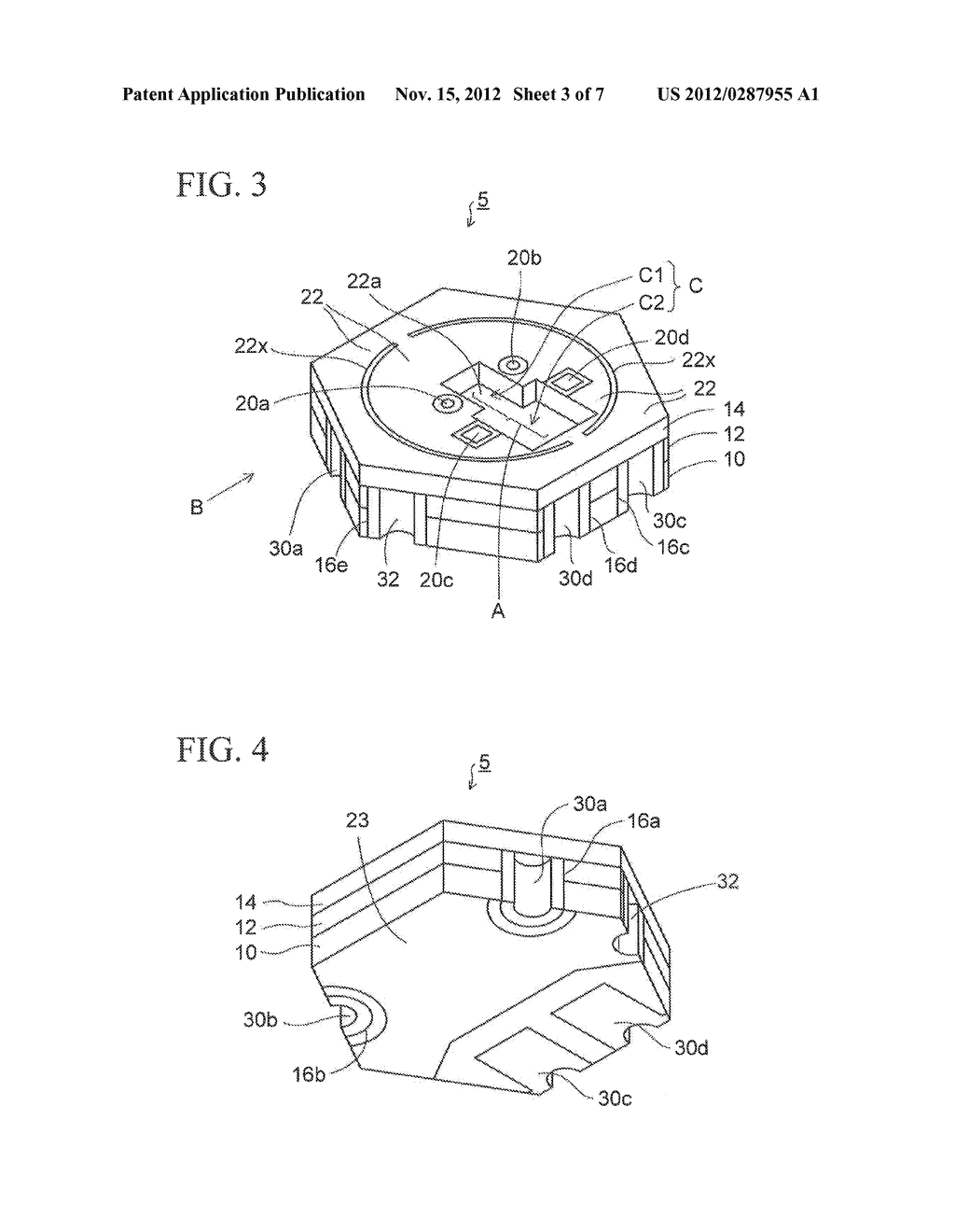 OPTICAL SEMICONDUCTOR ELEMENT PACKAGE AND OPTICAL SEMICONDUCTOR DEVICE - diagram, schematic, and image 04