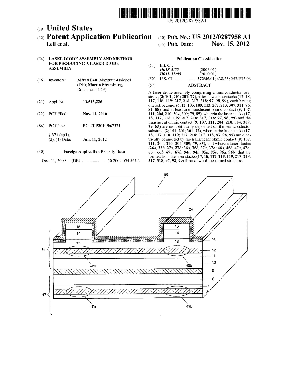 Laser Diode Assembly and Method for Producing a Laser Diode Assembly - diagram, schematic, and image 01