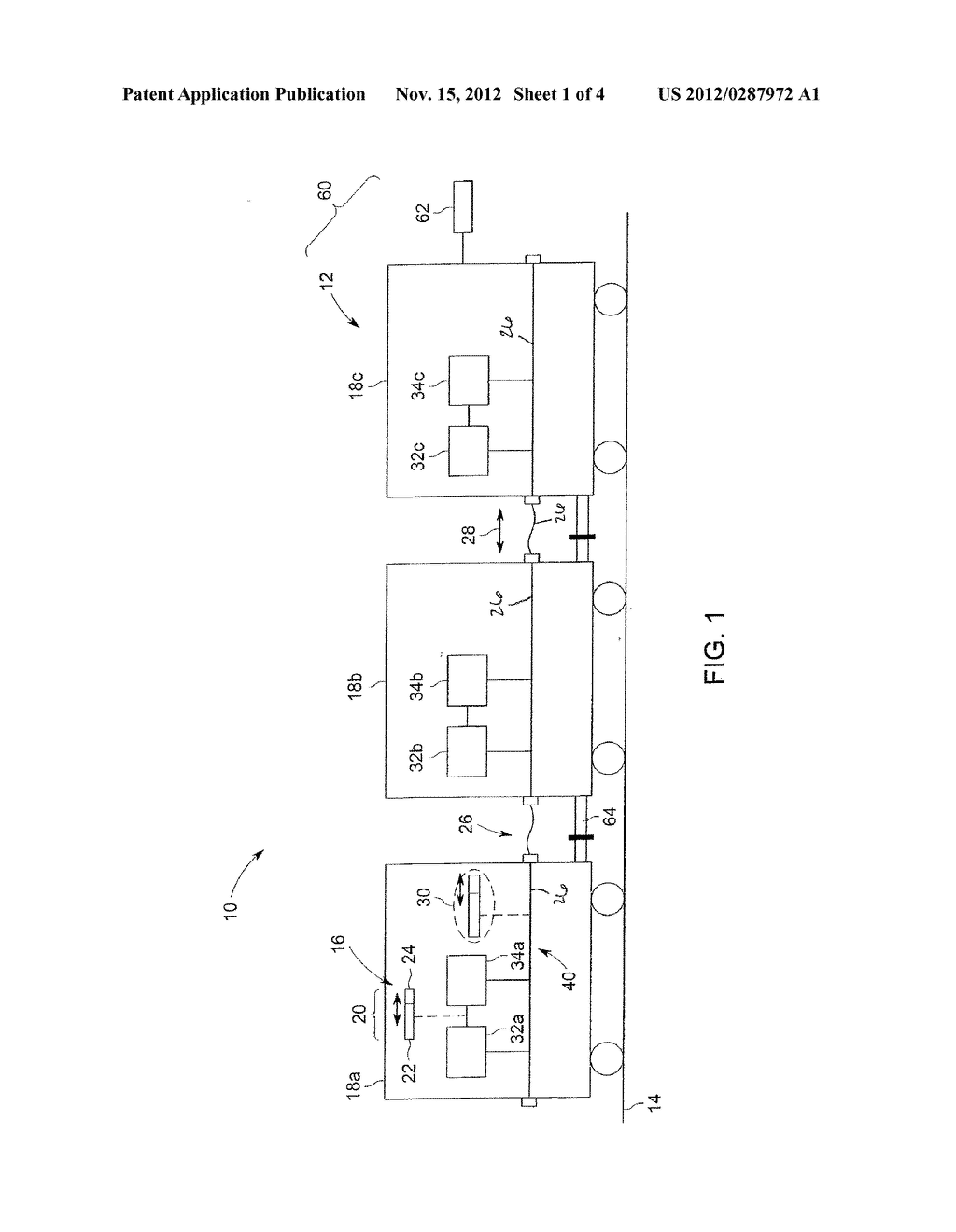 SYSTEM AND METHOD FOR COMMUNICATING DATA IN A PASSENGER VEHICLE OR OTHER     VEHICLE CONSIST - diagram, schematic, and image 02