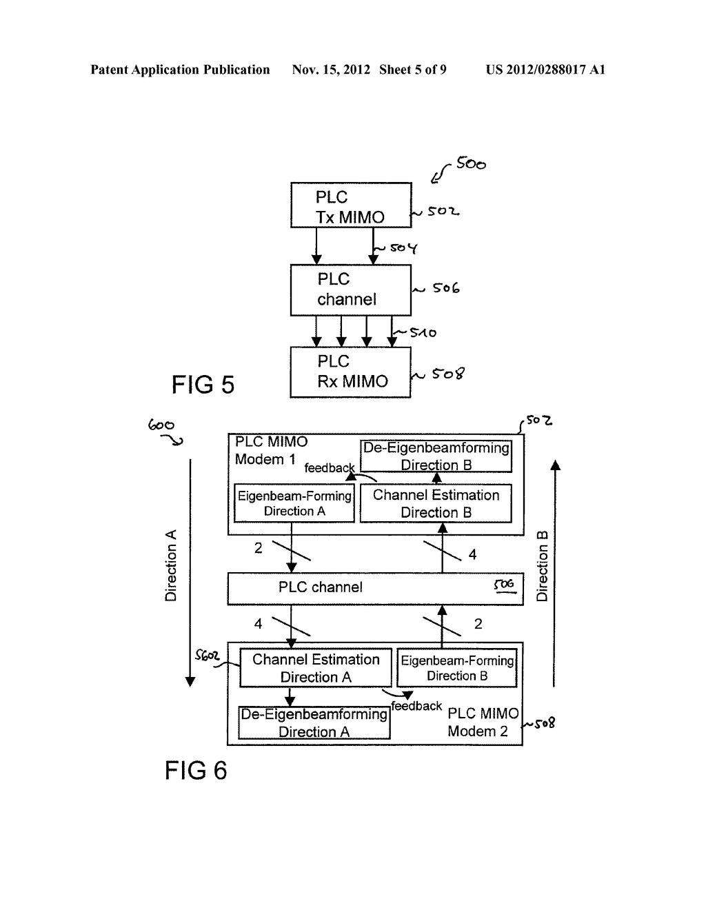 METHOD FOR TRANSMITTING A SIGNAL FROM A TRANSMITTER TO A RECEIVER IN A     POWER LINE COMMUNICATION NETWORK, TRANSMITTER, RECEIVER, POWER LINE     COMMUNICATION MODEM AND POWER LINE COMMUNICATION SYSTEM - diagram, schematic, and image 06