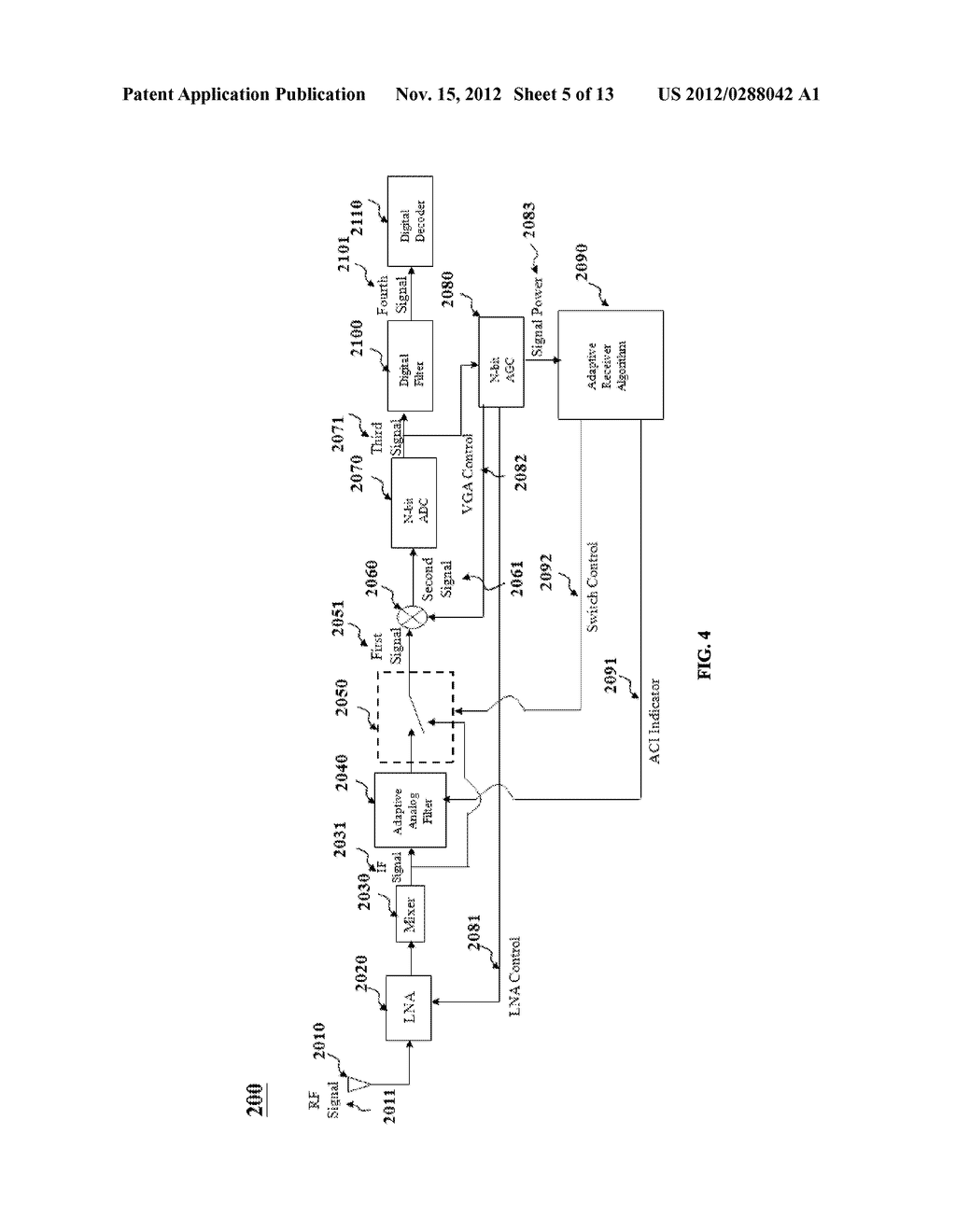 METHOD USED FOR PROVIDING AN ADAPTIVE RECEIVING IN WIRELESS COMMUNICATION - diagram, schematic, and image 06