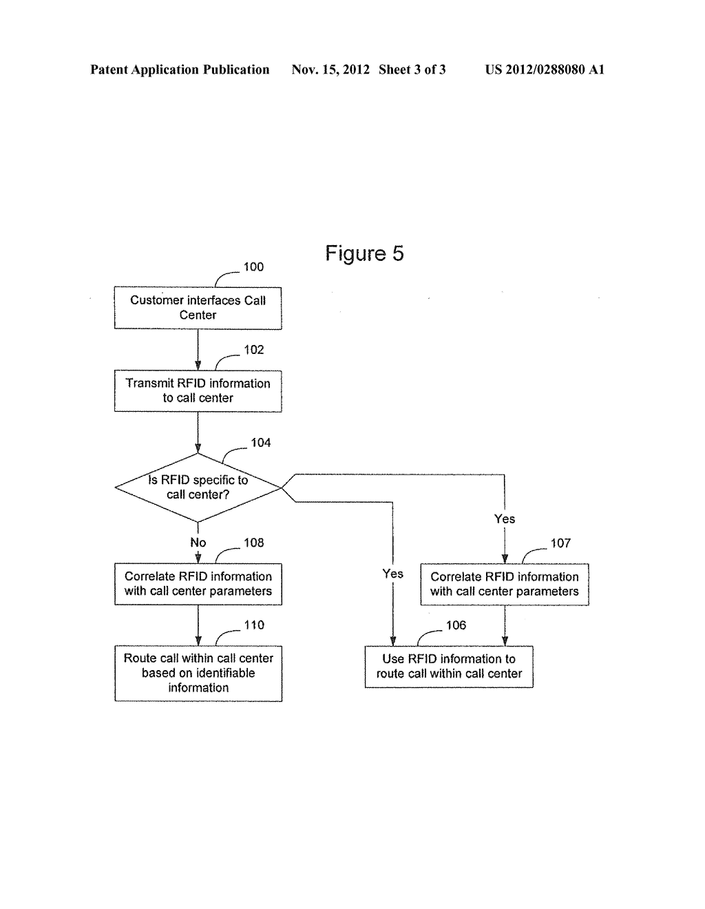 METHOD AND APPARATUS FOR INTERFACING A CUSTOMER WITH A CALL CENTER - diagram, schematic, and image 04