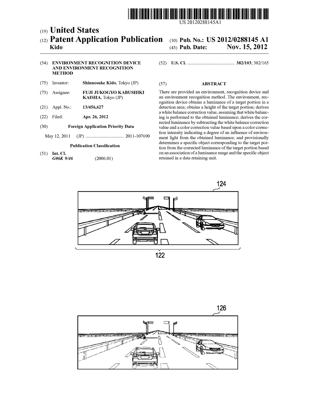 ENVIRONMENT RECOGNITION DEVICE AND ENVIRONMENT RECOGNITION METHOD - diagram, schematic, and image 01